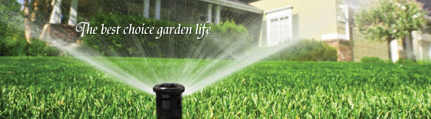 Outdoor garden lawn irrigation