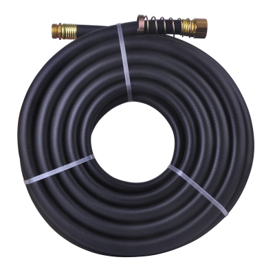 Black garden hose pipe